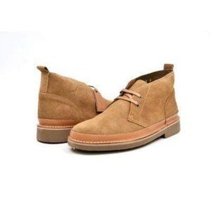 British Walkers Cambridge Men's Tan Suede Desert Boots